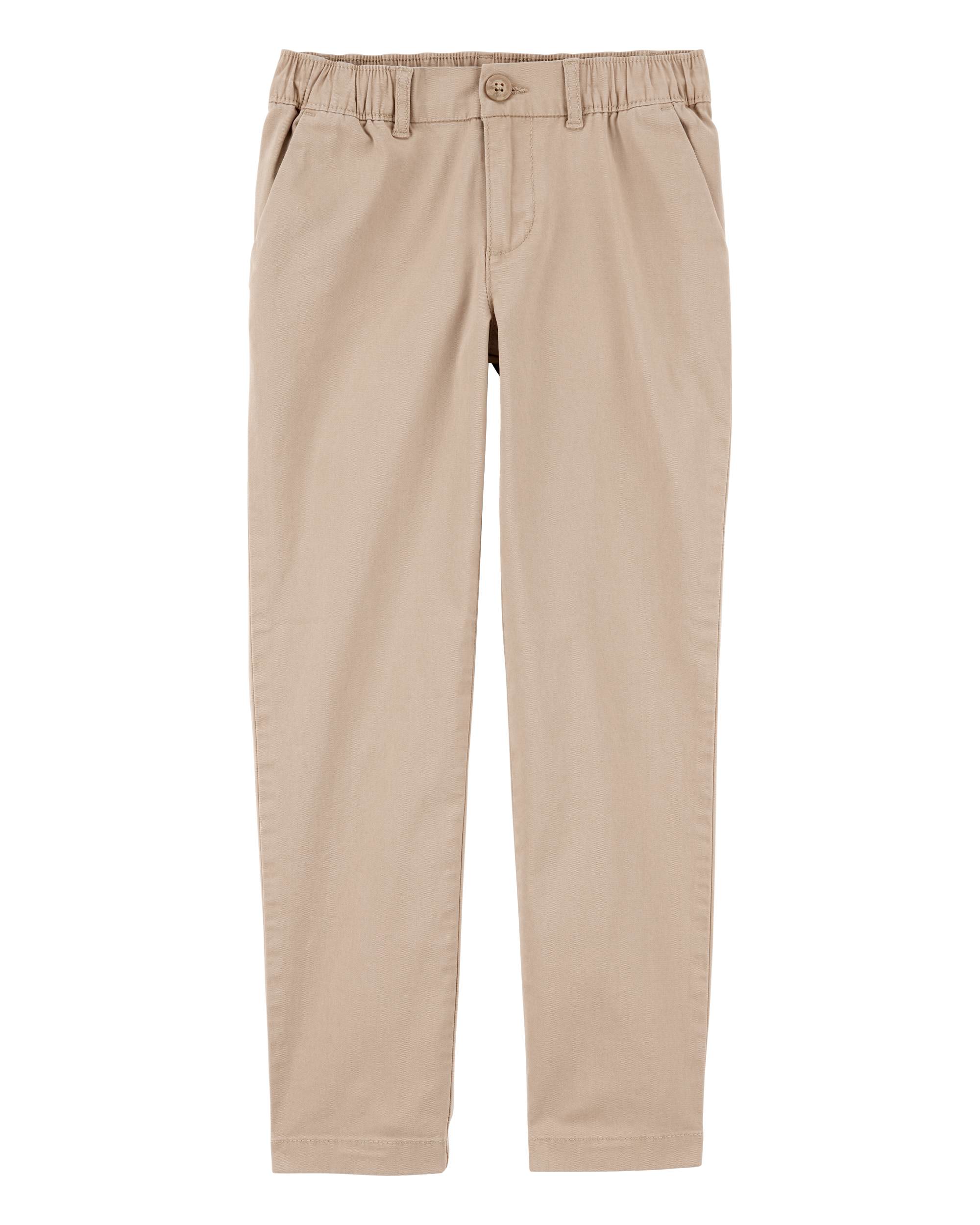 Girls Stretch Chino Uniform Pants - Khaki