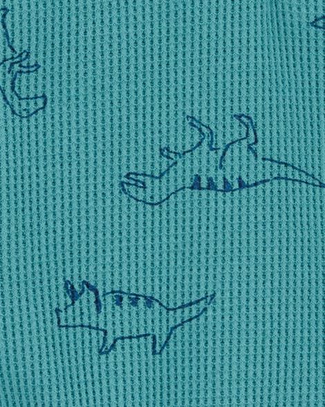 Product image 3 of Baby 2-Piece Dinosaur Hooded Bodysuit Pant Set