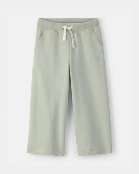 Toddler Girl French Terry Drawstring Pants - Green