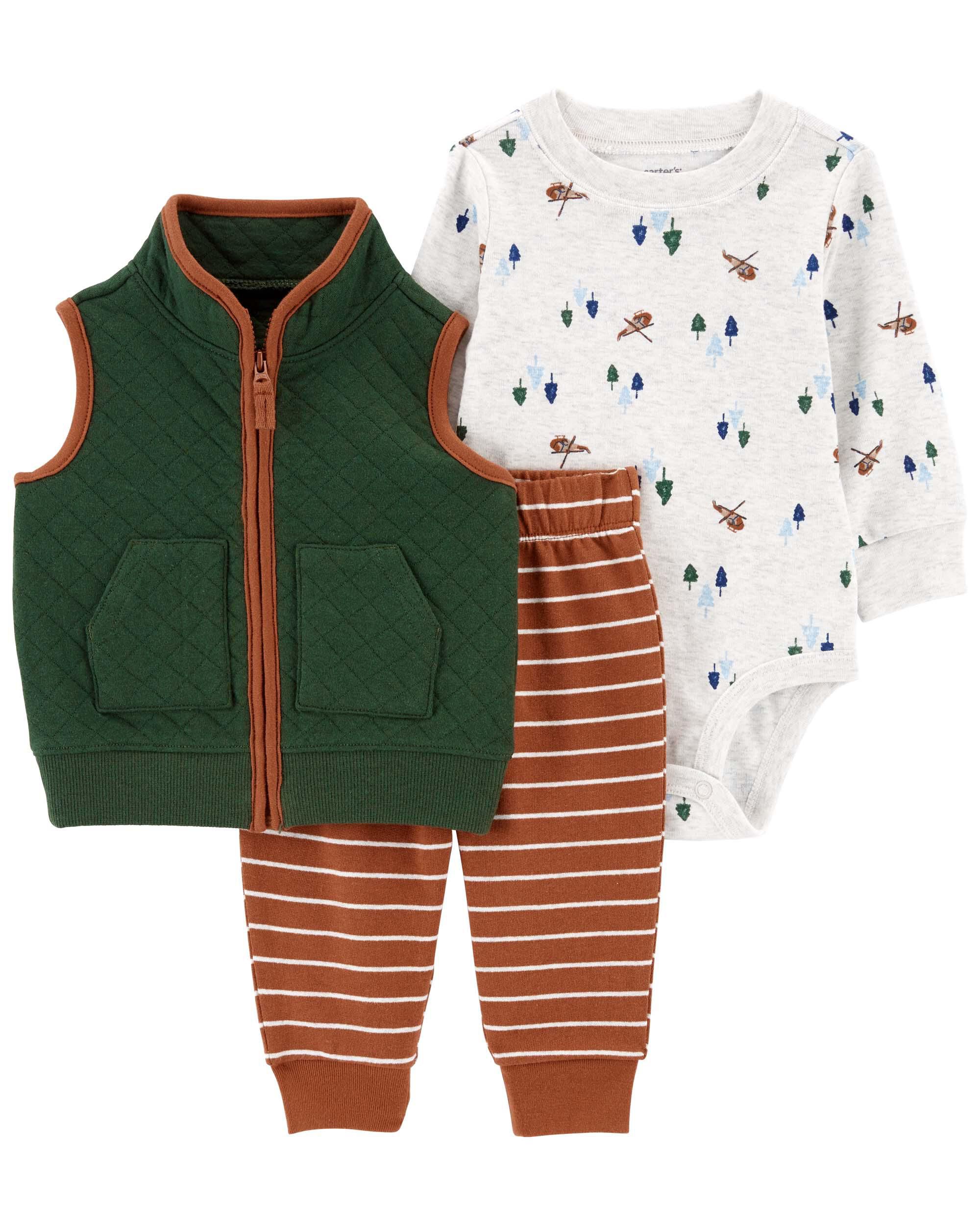 Baby 3-Piece Little Vest Set - Carter's | Carter's Baby 3-Piece Little Vest Set - Carter's | Carter's