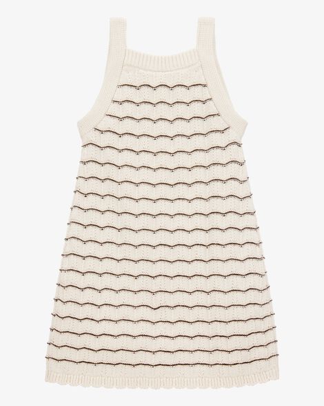 Product image 2 of Toddler Striped Crotchet Knit Tank Dress