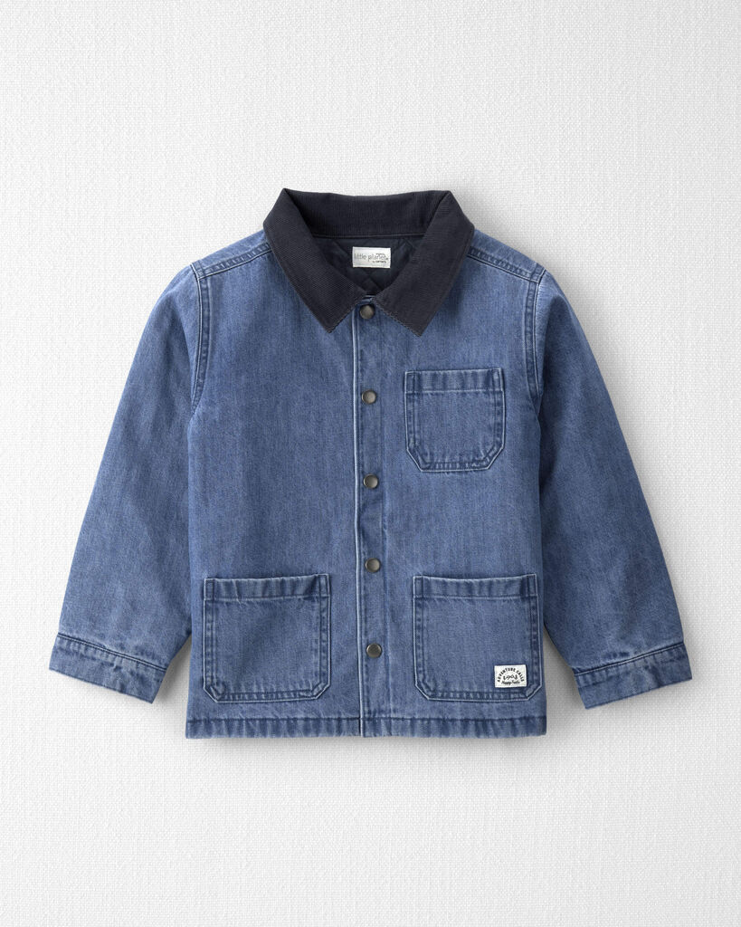 Little Planet Kids Organic Cotton Denim Barn Jacket 6 Medium Wash