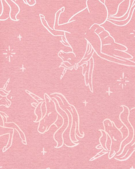  Product image 3 of Kid 4-Piece Unicorn Cotton Pajamas