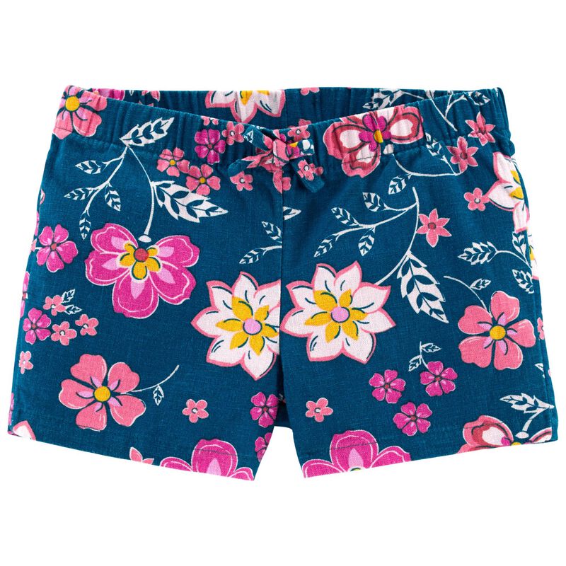 Multi Baby Floral PullOn Shorts