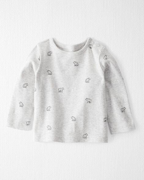 Product image 3 of Baby 2-Piece Organic Cotton Overall Set in Bear Print