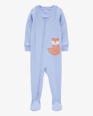 Product image 1 of Toddler 1-Piece Fox 100% Snug Fit Cotton Footie Pajamas