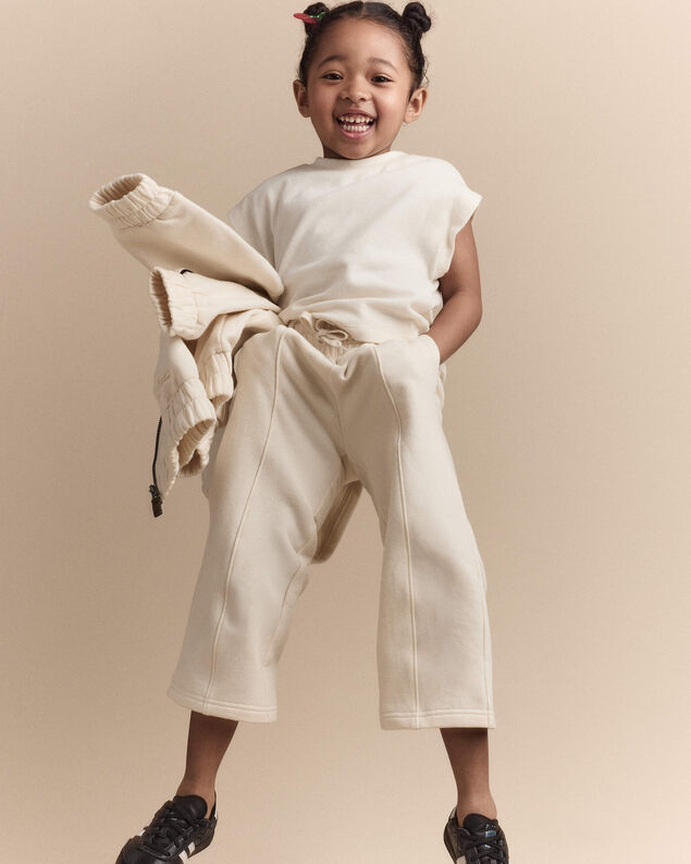 Product image 2 of Toddler Girl Linda Wide Leg Pant - Cream