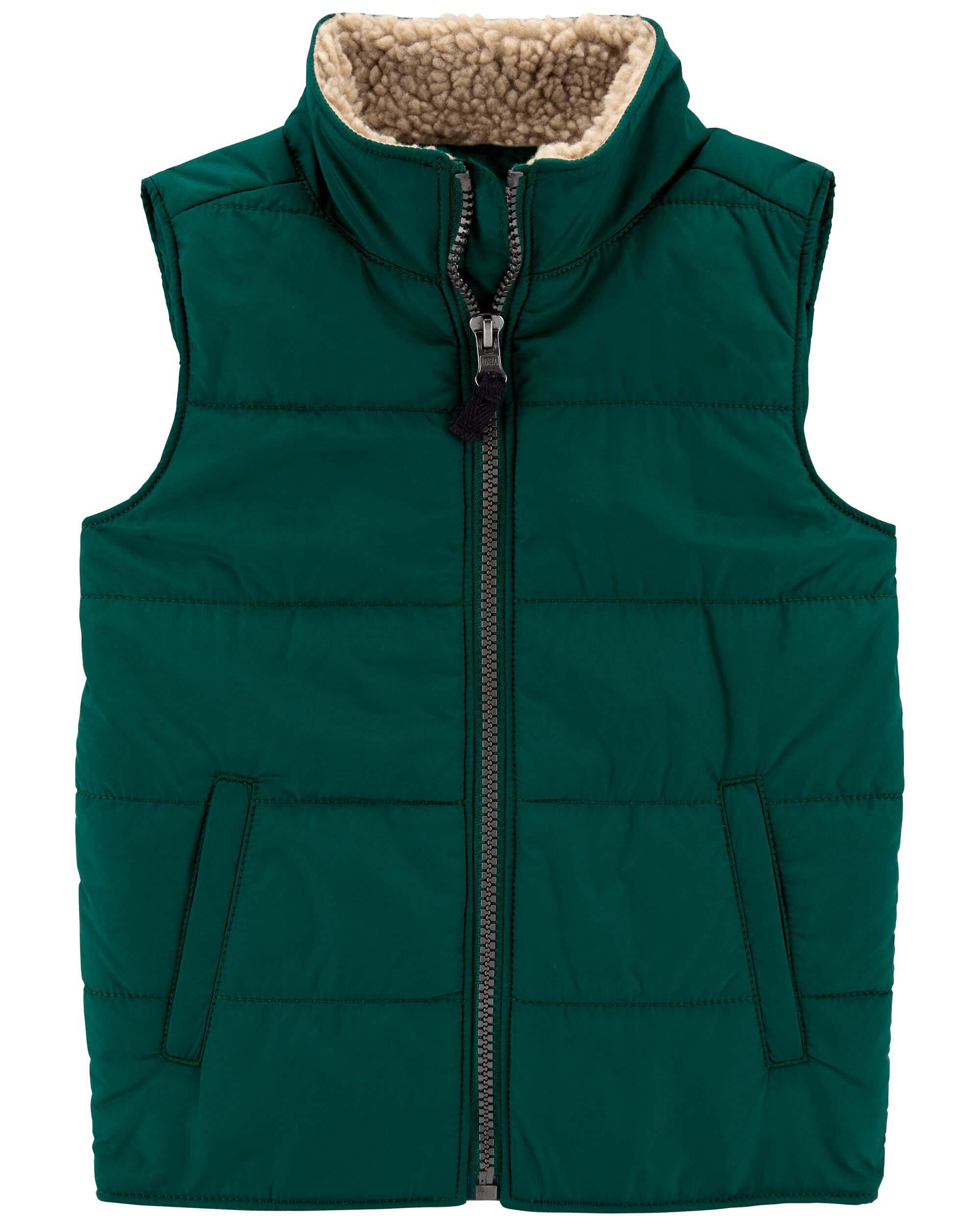 Toddler Zip Front Puffer Vest Carter s Carter s