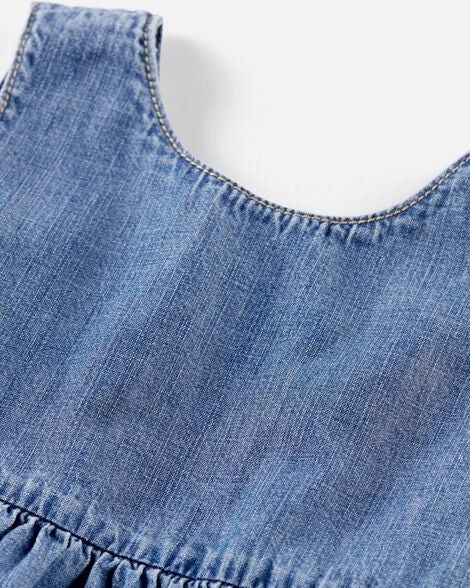  Product image 3 of Toddler Organic Cotton Chambray Dress