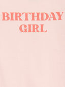 Pink - Baby Birthday Girl Short-Sleeve Bodysuit - Pink, Selected