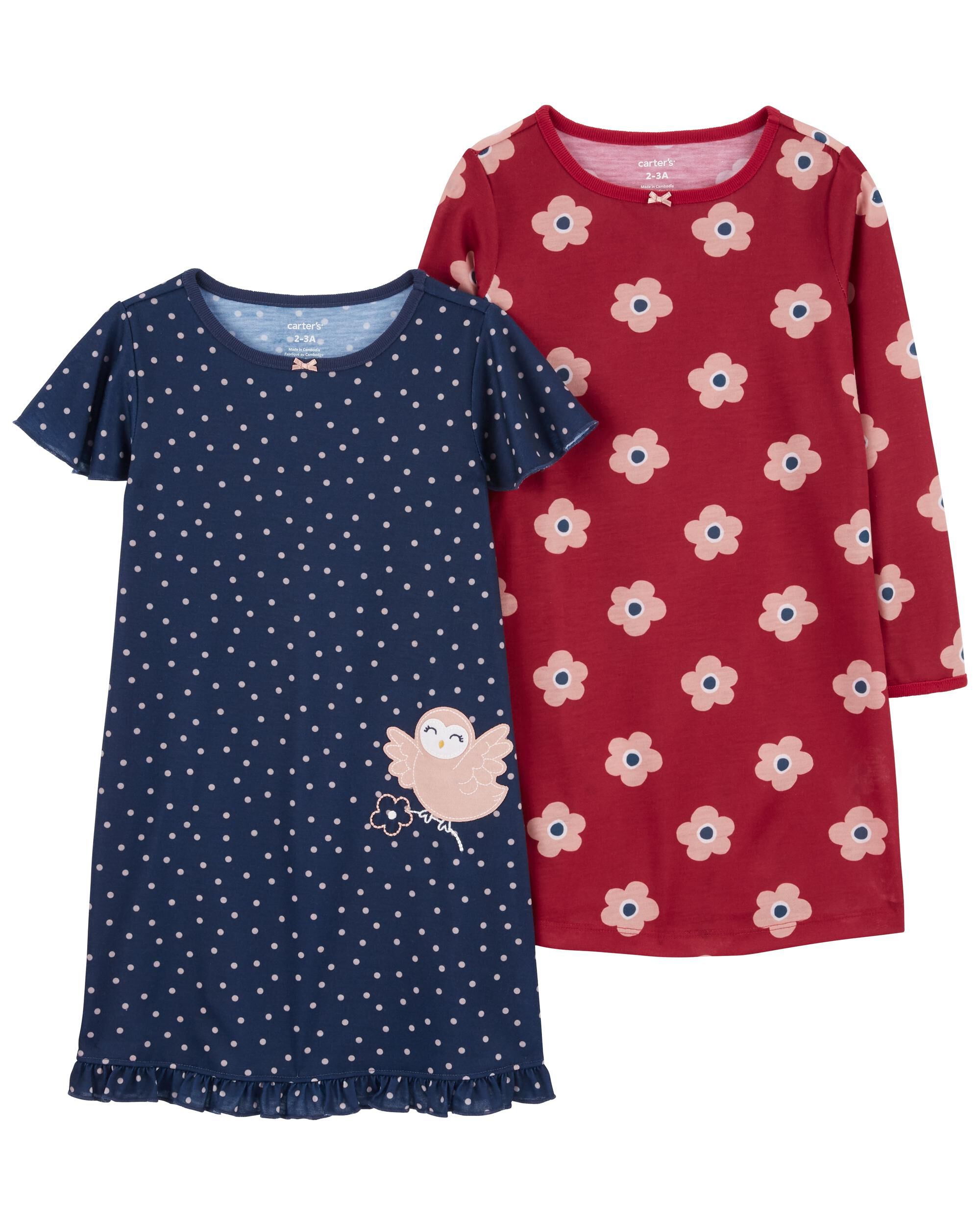 2 Pack Nightgowns Carter s Carter s