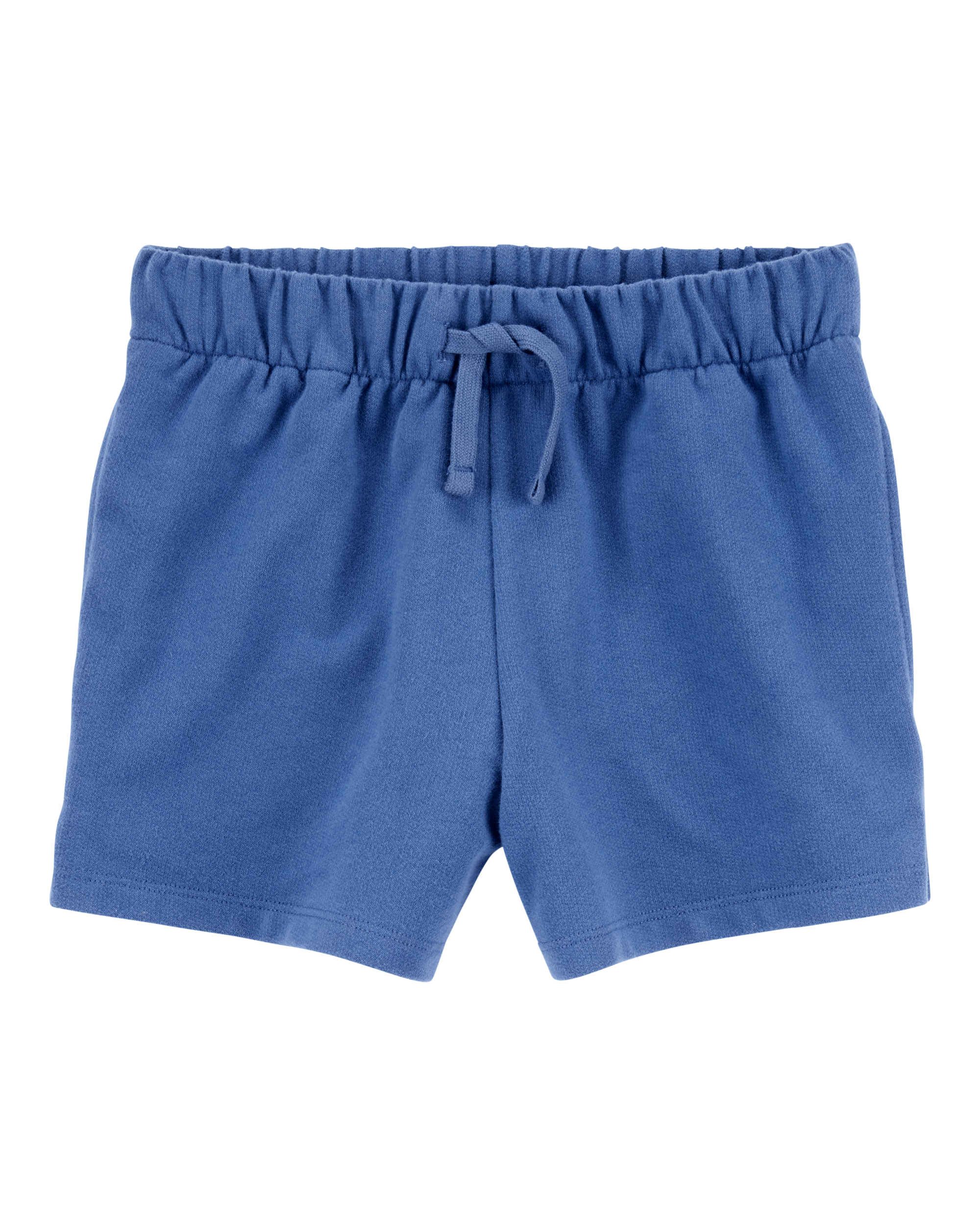 Kid Pull-On French Terry Shorts - Blue