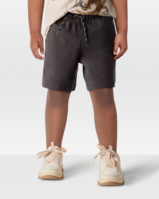 Product image 2 of Toddler Pull-On Cotton-Blend Shorts - Black