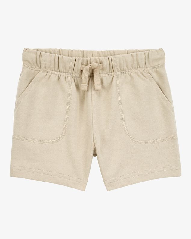 Product image 1 of Toddler Boy Pull-On French Terry Shorts - Khaki