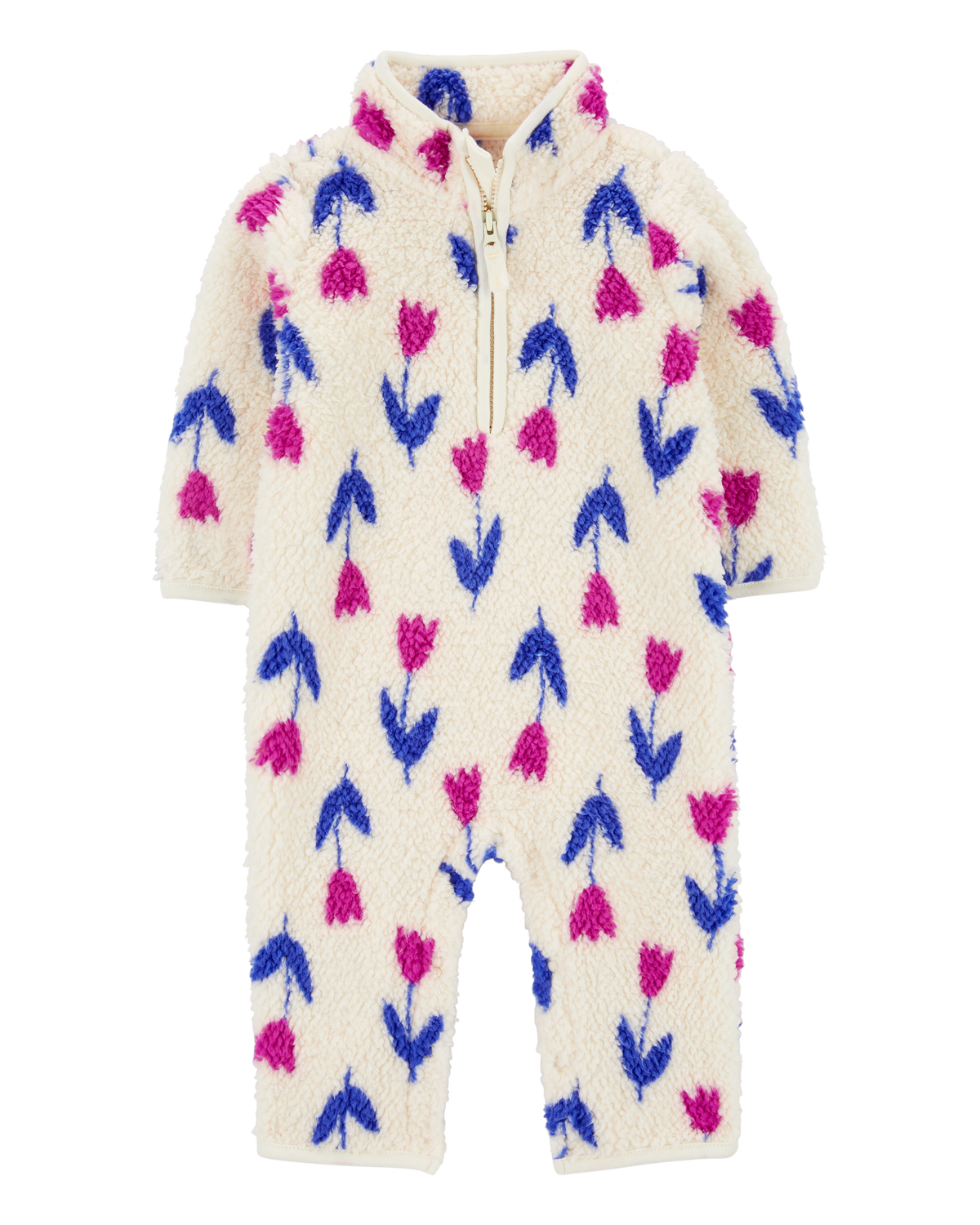 Baby Floral Sherpa Jumpsuit - Carter's | Carter's