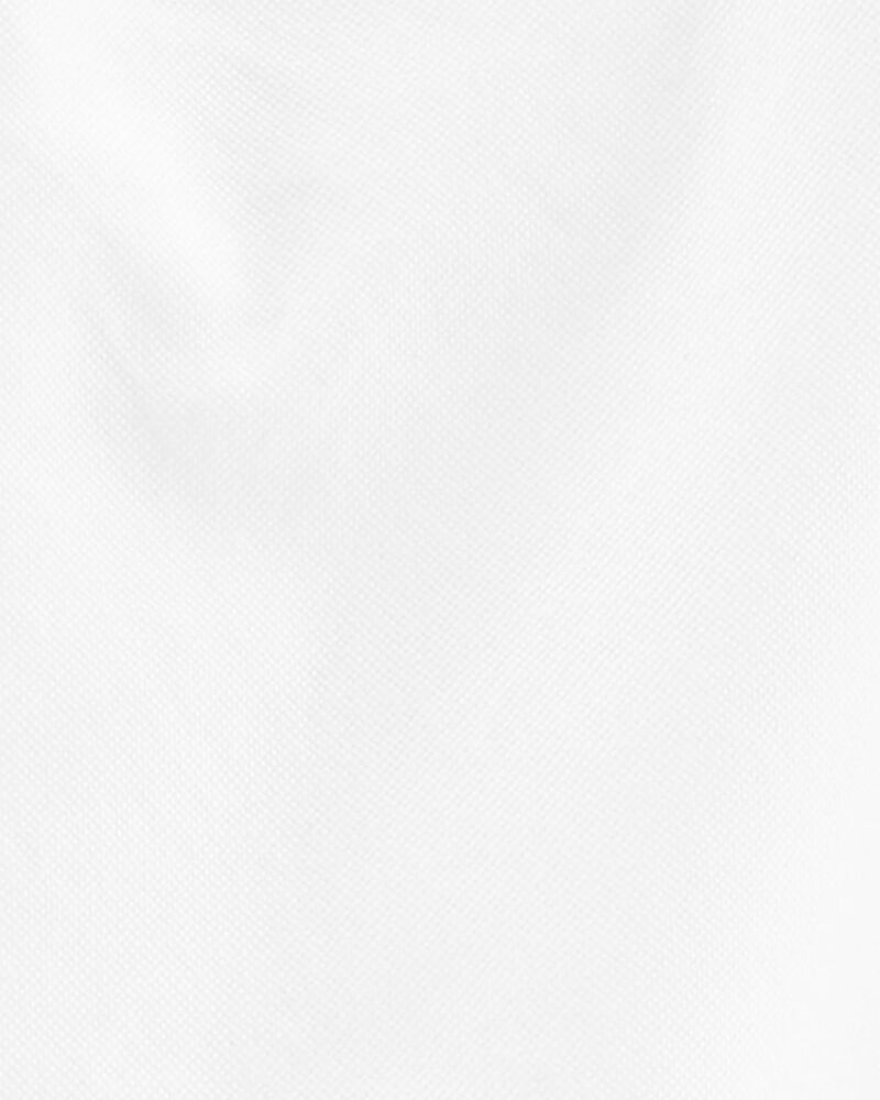 Baby White Oxford Button Front Bodysuit Carters Com