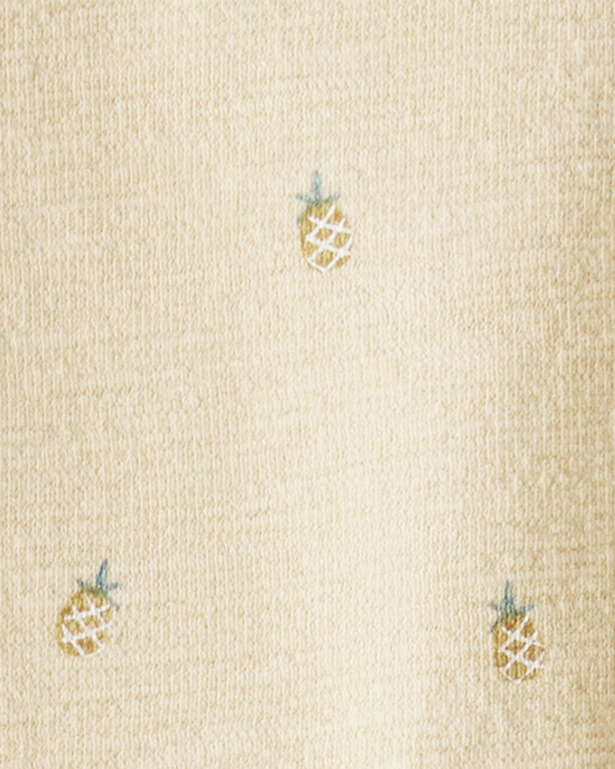Girls 2-Piece Pineapple-Print Set Made with Organic Cotton