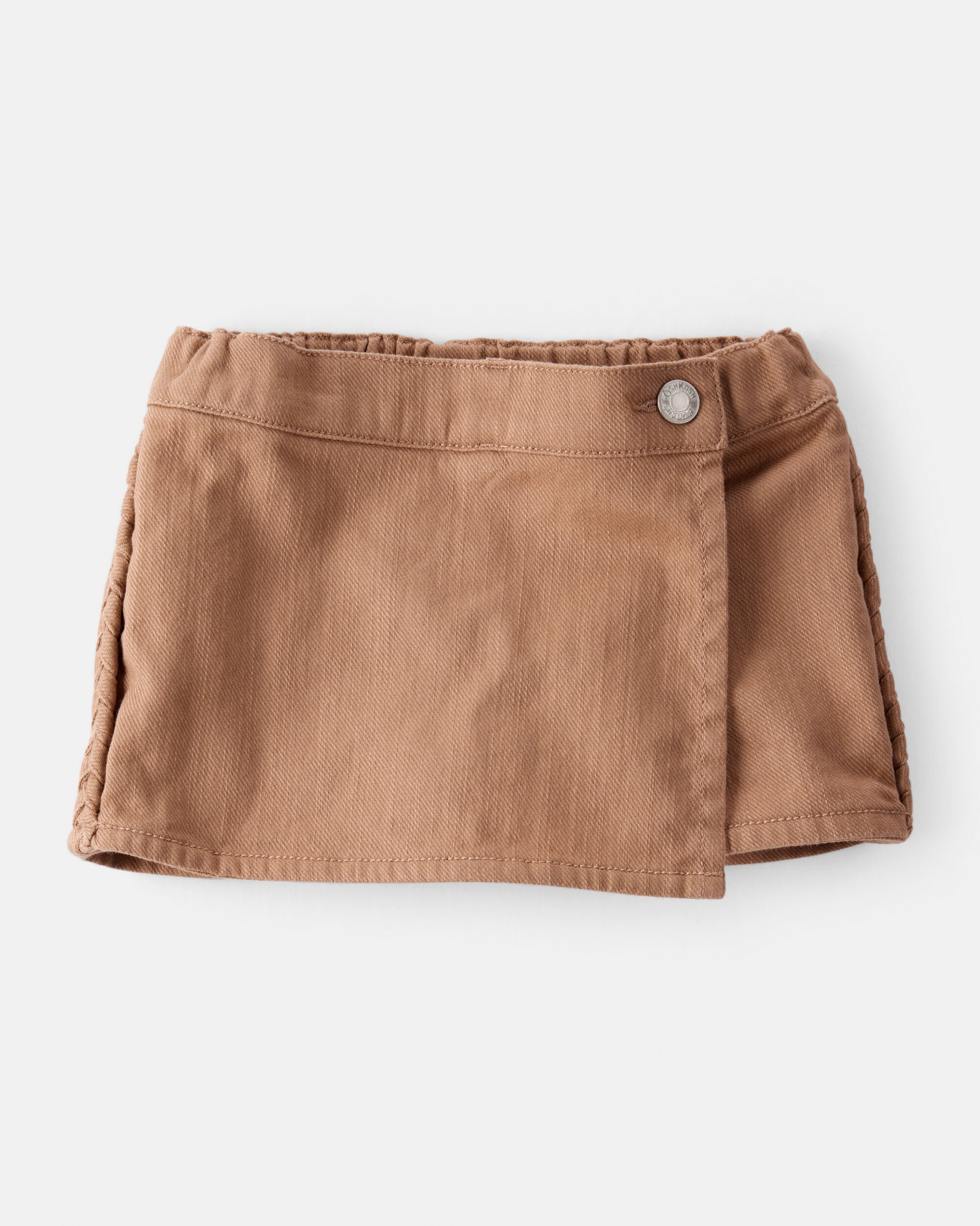 Baby Girl 100% Cotton Skort - Brown