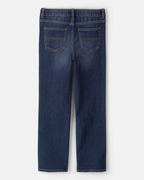 Kid Dark Wash Relaxed-Fit Classic Jeans