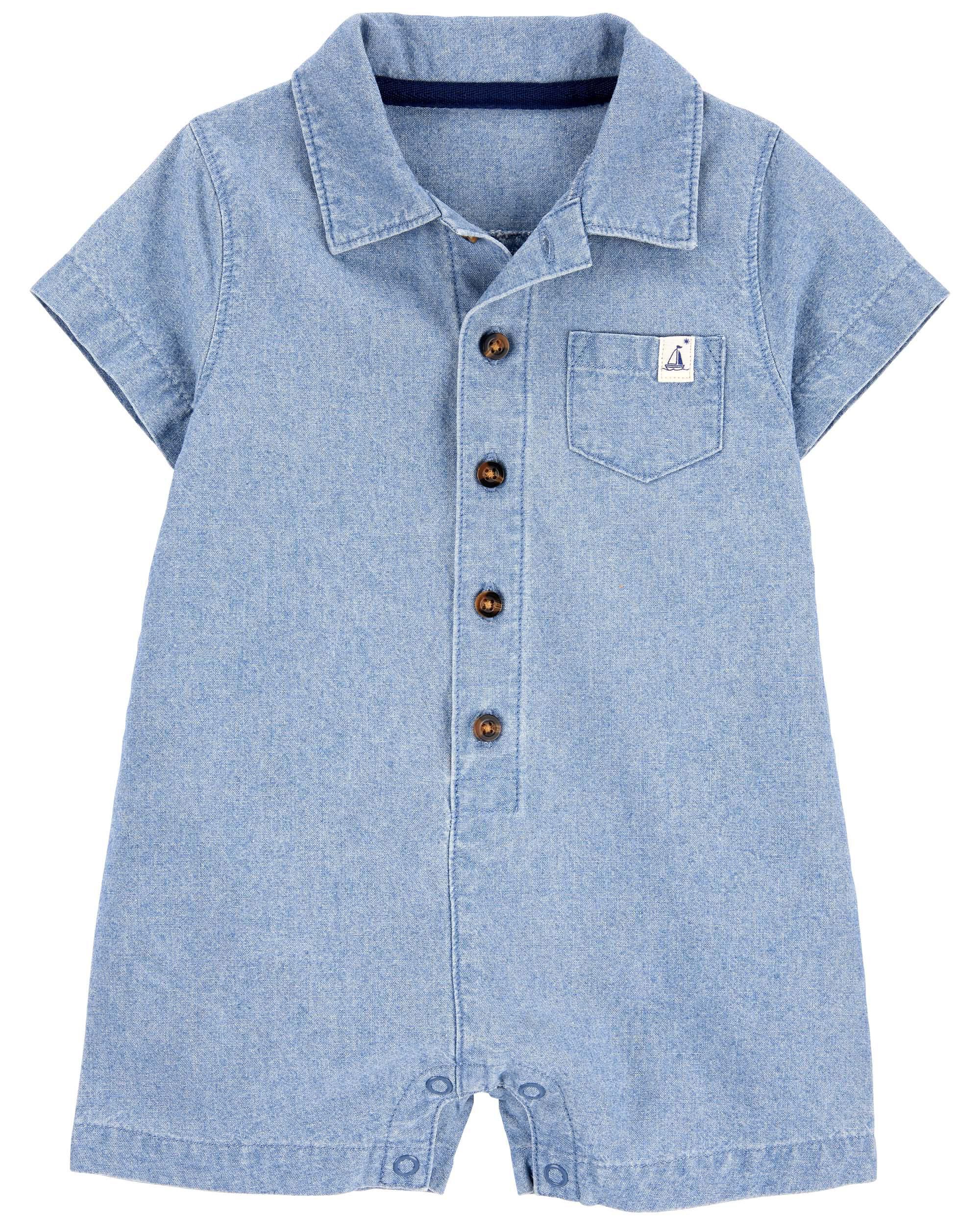 【＆her】アンドハー Voil Chambray All in one Splendid Kali Chambray V-Neck Sleeveless Jumpsuit | Dillard's