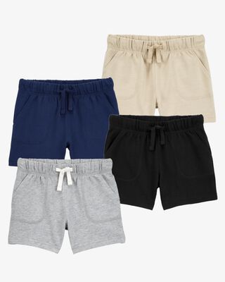 Product image 1 of Toddler 4-Pack Pull-On French Terry Shorts
