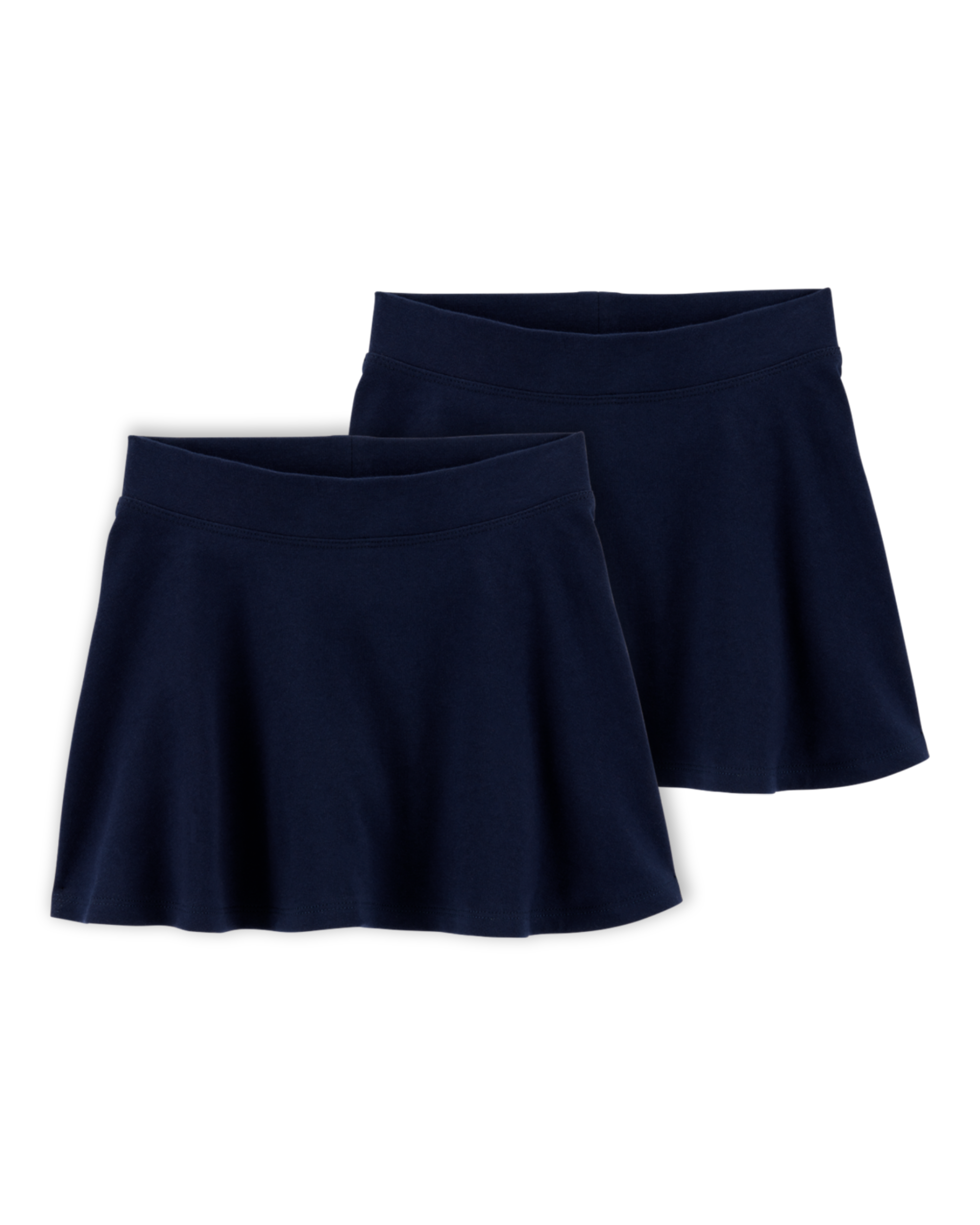 Toddler 2-Pack Ponte Knit Uniform Skirts - Navy