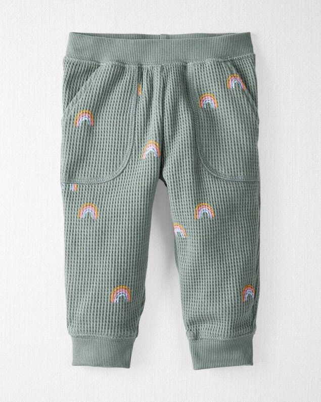 Product image 2 of Baby Organic Cotton Waffle Knit Set in Magical Rainbow Print