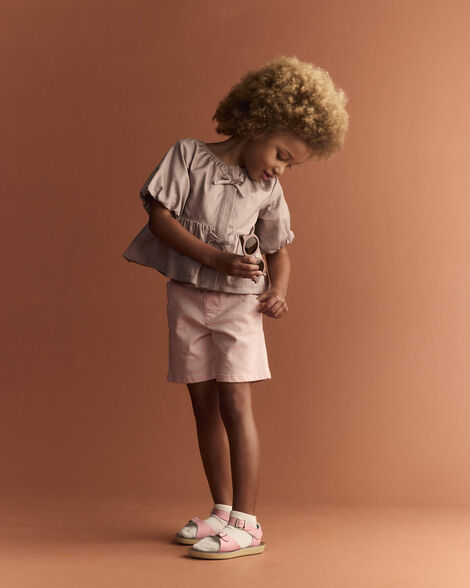 Toddler Girl Bermuda Short - Light Pink