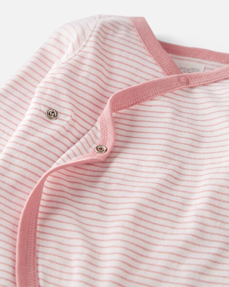  Product image 2 of Baby Organic Cotton Wrap Sleep & Play Pajamas in Stripes