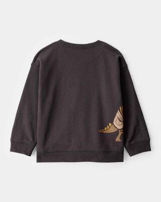 Product image 2 of Toddler Halloween Trick or Treat Dinosaur Pullover - Black