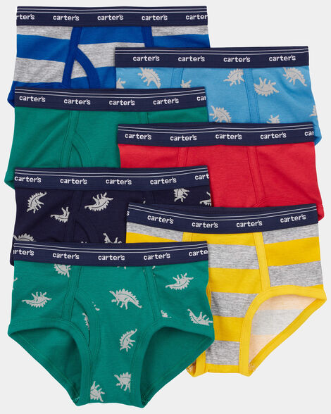 Product image 1 of Kid 7-Pack Cotton Briefs Underwear