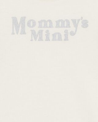 Product image 2 of Baby "Mommy's Mini" Short-Sleeve Bodysuit - Cream