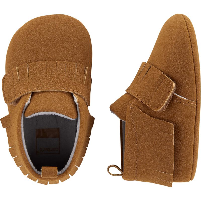 carter's moccasin crib shoes