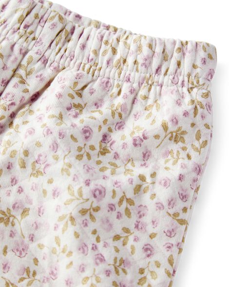 Product image 2 of Baby Girl 2-Piece Cardigan & Pants Set Made with Organic Cotton in Botanic Muse Print