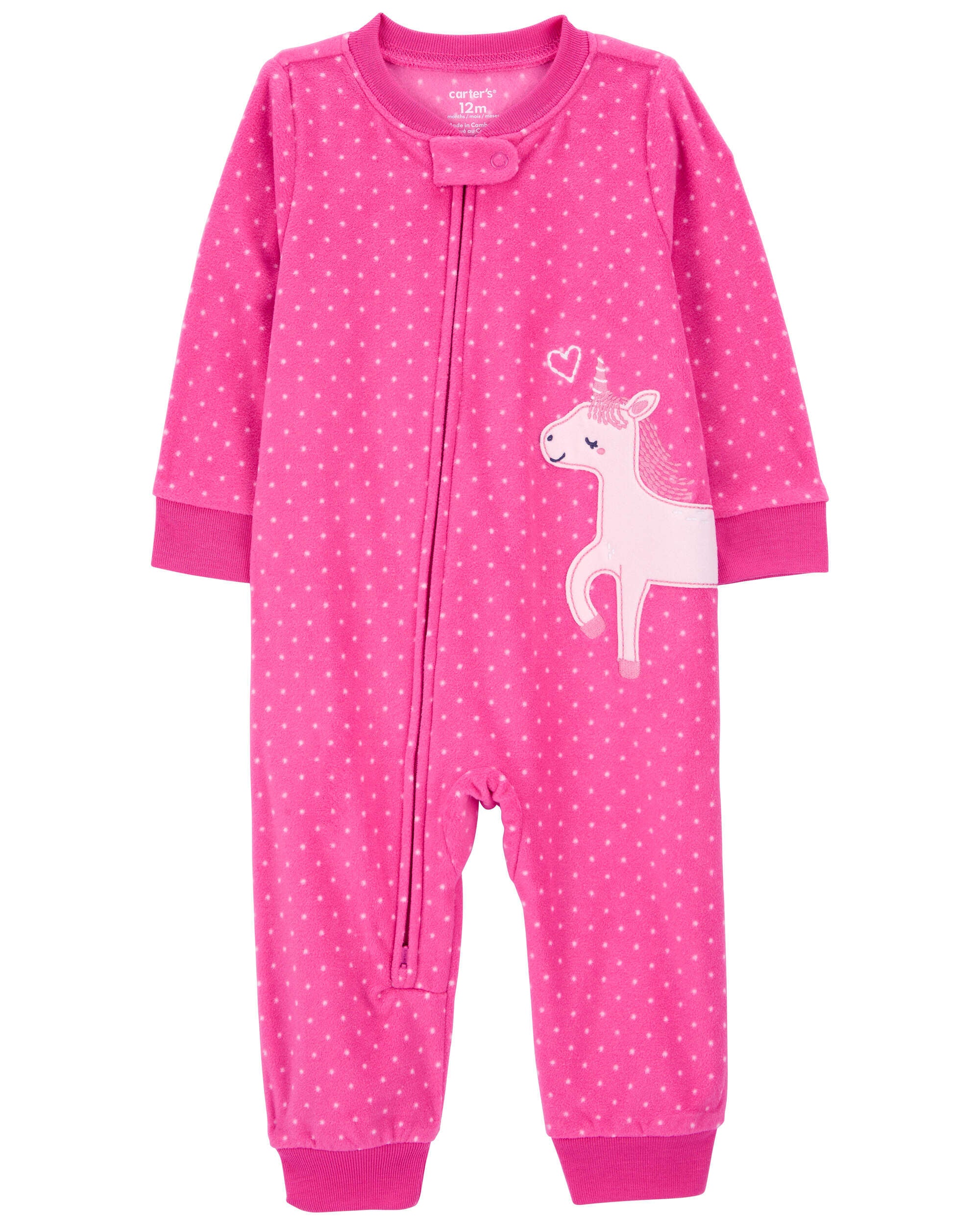 Unicorn pajamas baby hot sale