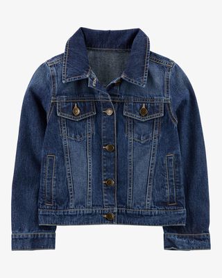 Product image 1 of Kid Basic Denim Jacket - Dark Wash