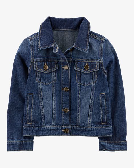  Product image 1 of Kid Basic Denim Jacket - Dark Wash