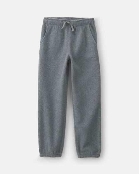 boys fleece joggers - grey