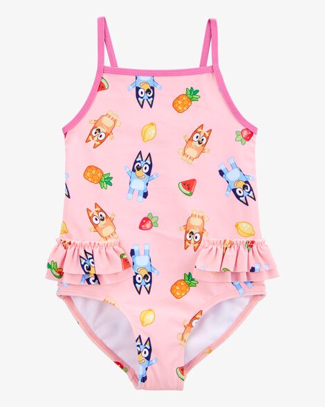  Product image 1 of Toddler Bluey™ 1-Piece Swimsuit - Pink