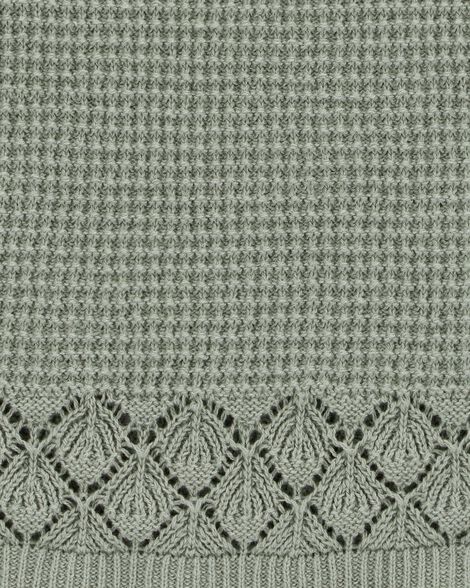  Product image 3 of Kid Pointelle Crotchet Knit Skirt - Green