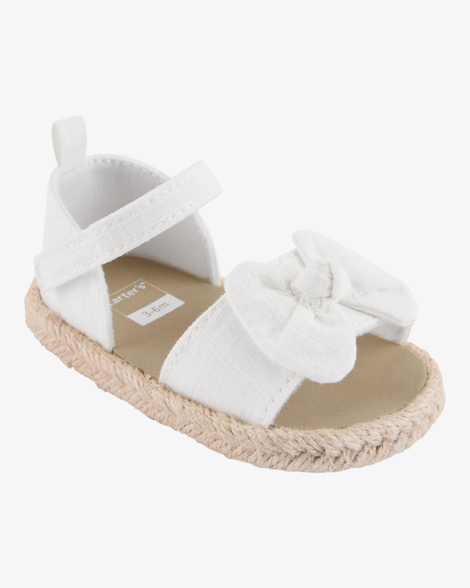 baby casual espadrille sandal - white