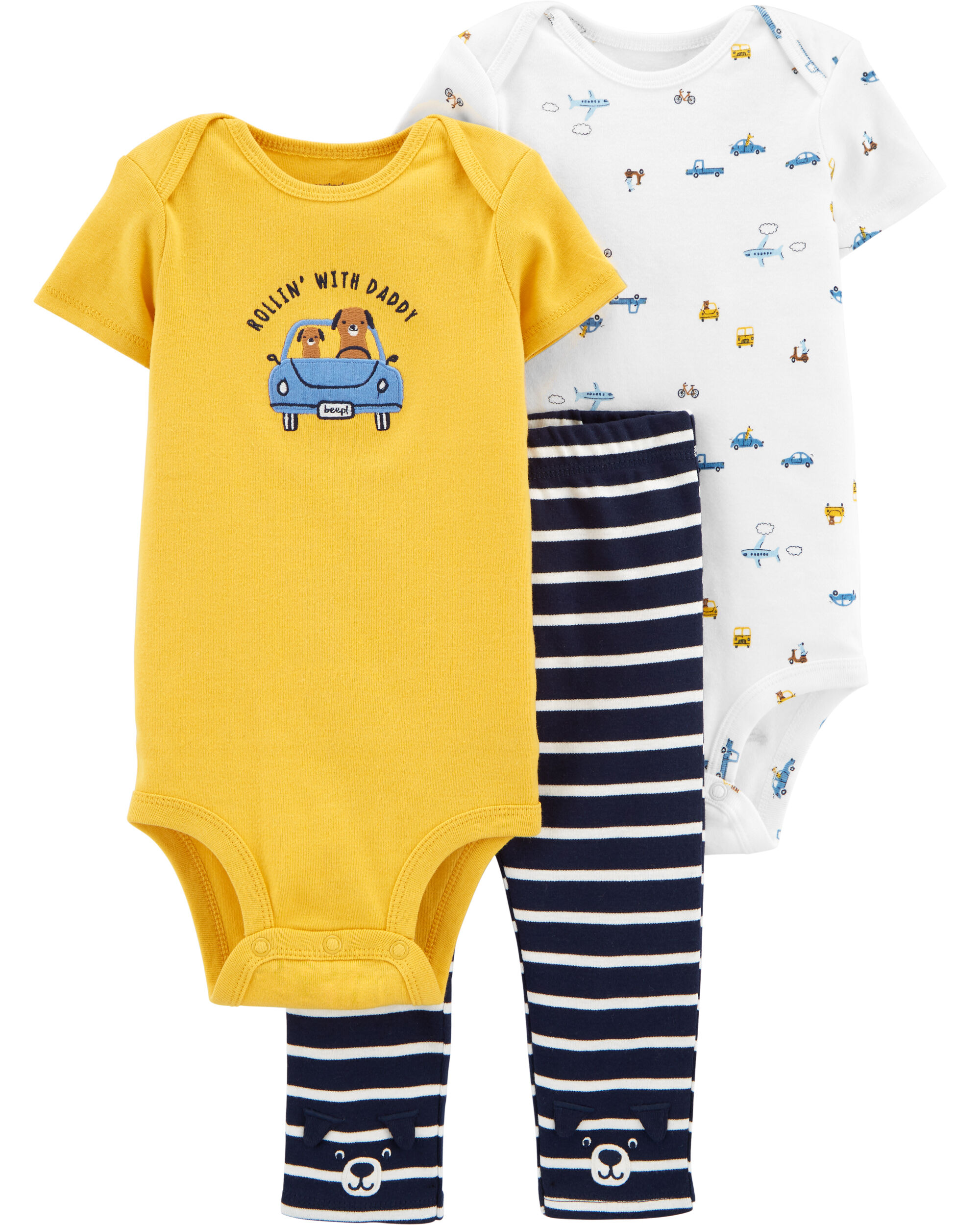 *CLEARANCE* 3-Piece Cars Little Character Set