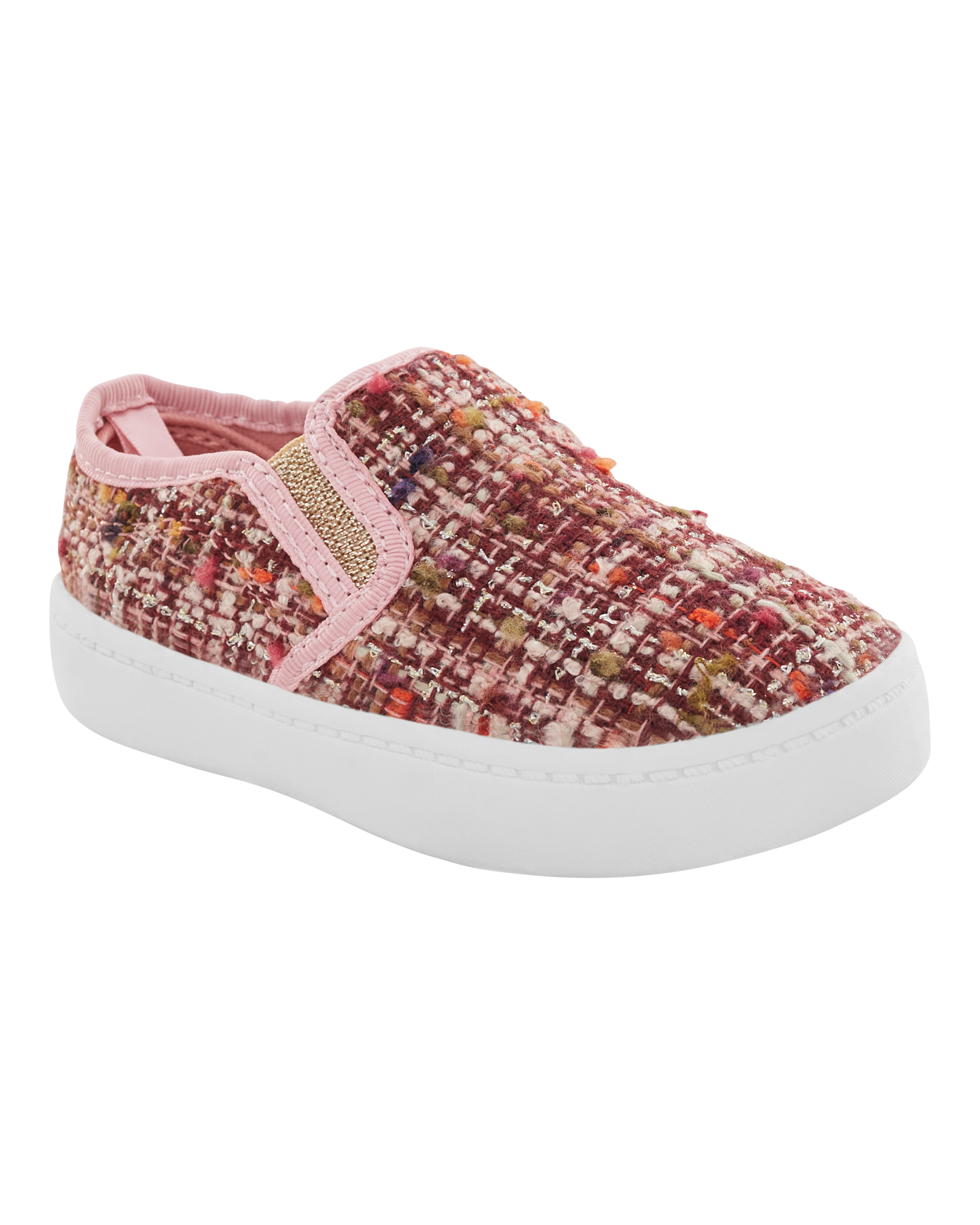 Toddler Tweed Slip-On Casual Shoes