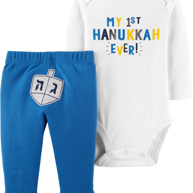 2 Piece Hanukkah Bodysuit Pant Set Carters Com