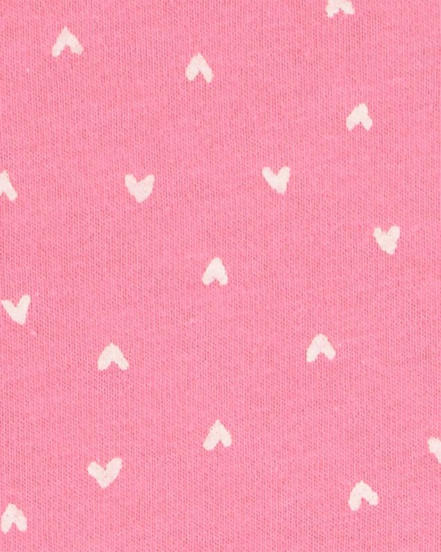 Product image 2 of Hearts Peplum Short-Sleeve Tee - Pink