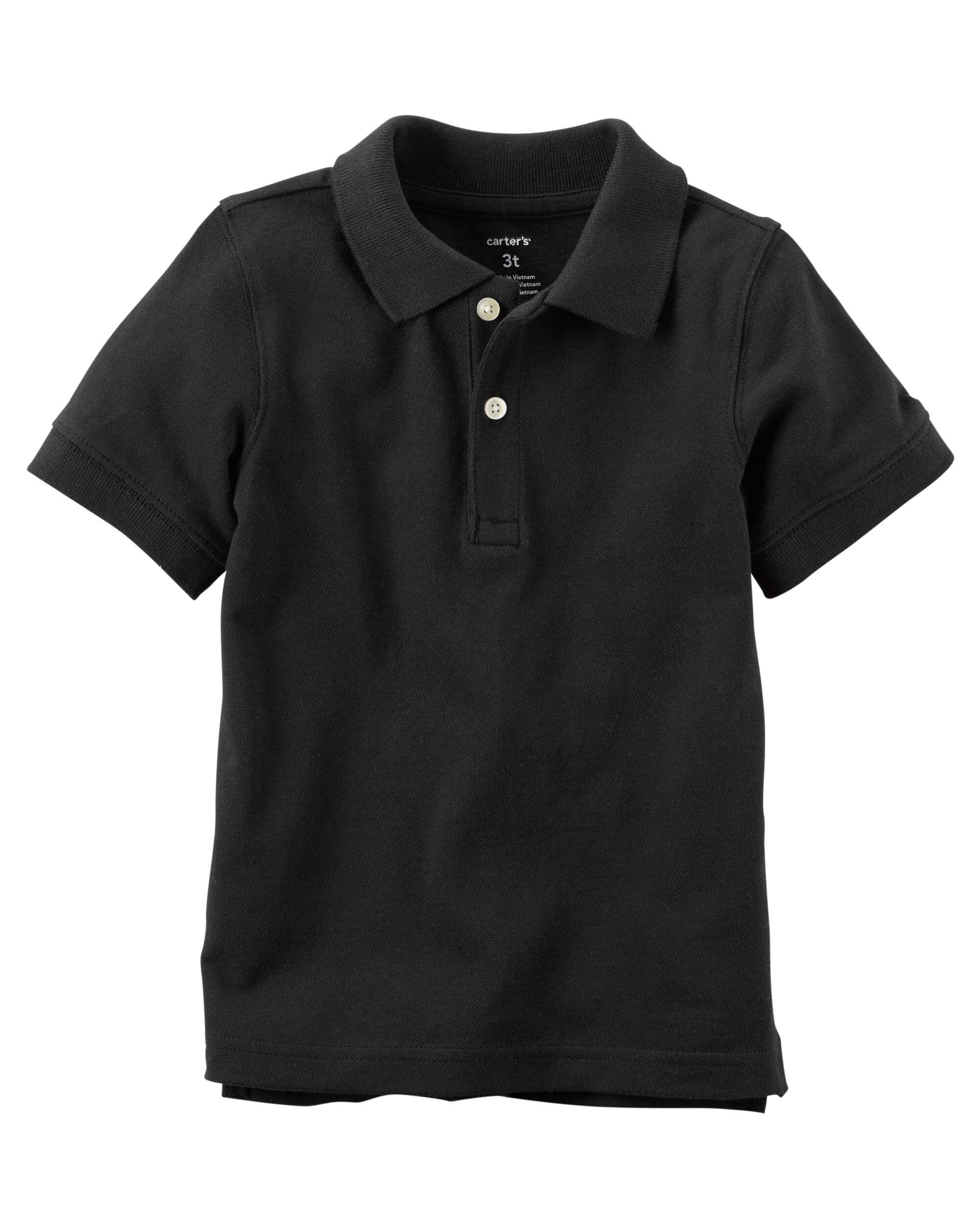 Tシャツ・カットソー A.P.C. Carter Logo Regular Fit Short Sleeve Polo Shirt Black A.P.C. Carter Logo Regular Fit Short Sleeve Polo Shirt Black