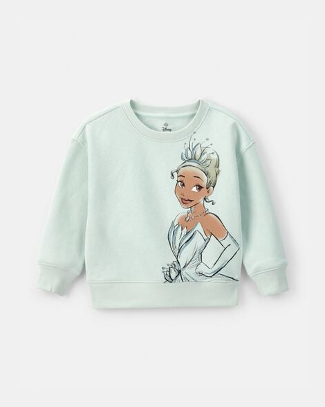 toddler girl disney© tiana fleece pullover sweatshirt - green