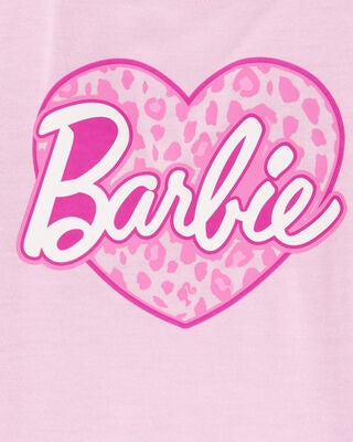 Product image 2 of Kid Barbie Loose-Fit 2-Piece Pajamas - Pink