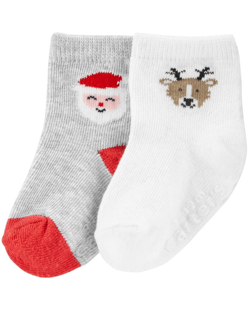 Socks Tights Clothing Baby Boys Christmas Socks 2 Pairs Pack Socks