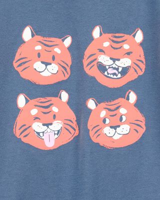 Product image 2 of Toddler Tiger Short-Sleeve Graphic Tee - Blue